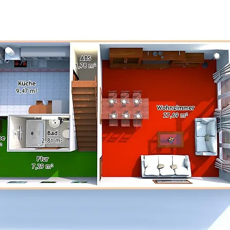 아파트 Apartmentanlage Birdieweg *